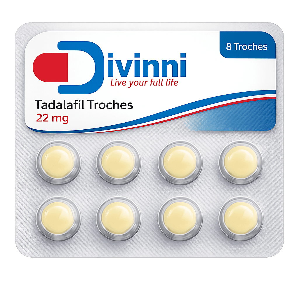 Tadalafil troches — 8 troches