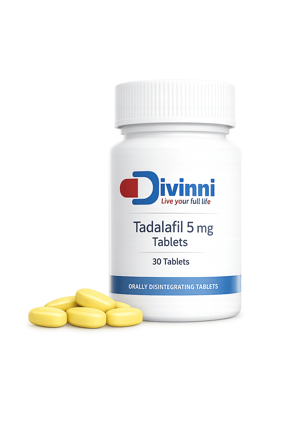 Tadalafil — 5mg · 30 tablets